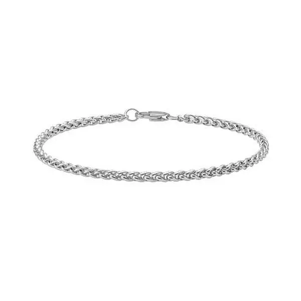 Stately Steel Palma Chain 11" Ankle Bracelet