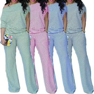 Women'sFashionCasualSleevesAsymmetricalSlopedShoulderTwo-PieceSetMulti-ColorMulti-CodeSuitGift Chic Clothes