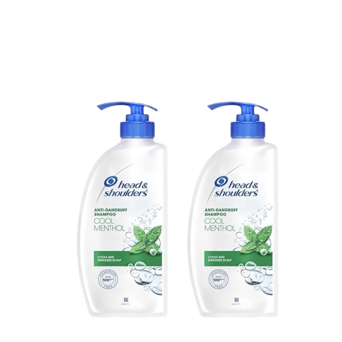 Head & Shoulders Cool Menthol Anti-Dandruff Cleansing Shampoo, 21.97 oz Multi-Pack (2 Count) for Male Adults, Fresh Haircare Cleanser