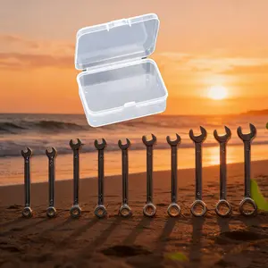 10-Piece Wrench Set + Metric Mini Wrench Kit, High-Speed Steel Dual Function Star Wrenches, Compact Design Repair Tools, Holiday Gift