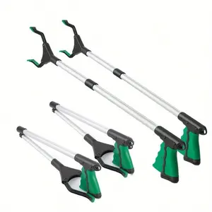 Grabber Tool Set, 31.5 Inch Reach Extended Design, Foldable Grip & Rotating Jaw, Ideal for Elderly Use, Gift for Parents, Garden Tool Rotating