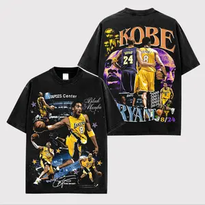 Premium Washed Cotton The GOAT Kobe Basketball Shirt Black Mamba Graphic Tee Mamba Mentality Fan Apparel Game Day Fit Y2K Vintage Streetwear Heavy Oversized Hoops Top Men Women Casual Sports Gift Retro Laker Nation Los Angeles Clothing Outfits Top Trend