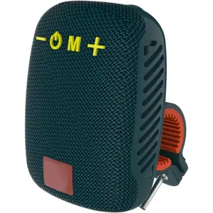 Portable Bluetooth Speaker for Bike, IPX5 Mini Outdoor Speaker with Handlebar Mount, Support Calls, FM Radio (Dark Blue)