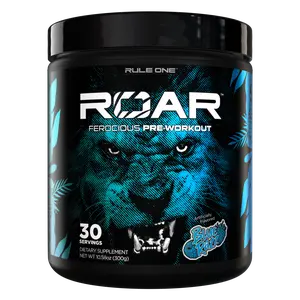 Rule 1 ROAR - Pre-Workout Powder With Creatine, Beta-Alanine, Citrulline, Electrolytes, & Caffeine Designed to Support Energy, Focus, and Endurance, 30 Servings, Made in the USA