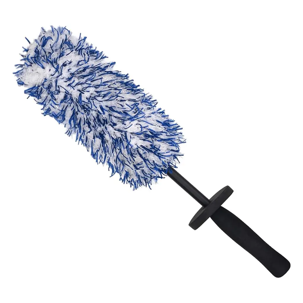 Wheel Barrel Brush,2026 New Long Handle Microfiber Wheel Brush Car Duster Exterior,Car Duster Interior Multipurpose Cleaning Tool, Car Washing Tool, Car Detailing Brush, Car Detailing Supplies, Car Wash Accessories