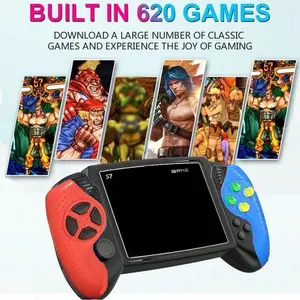 Portable Retro Video Handheld Games Console 3.5-Inch Joystick Console Built In 620 Games Wireless Controller Gaming Stick Rechargeable Connected Tv,With Charging Cable And Tv Cable