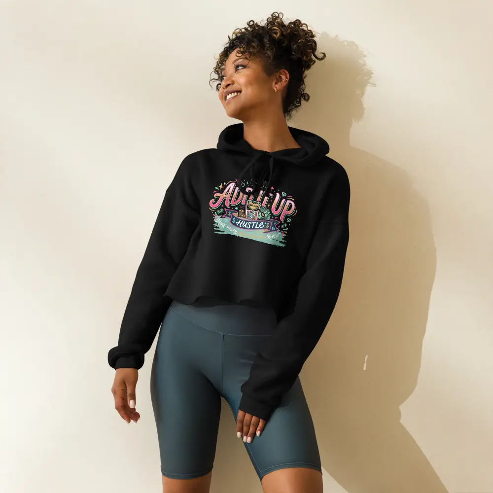 Women's ADD IT UP Crop Pullover Hoodie