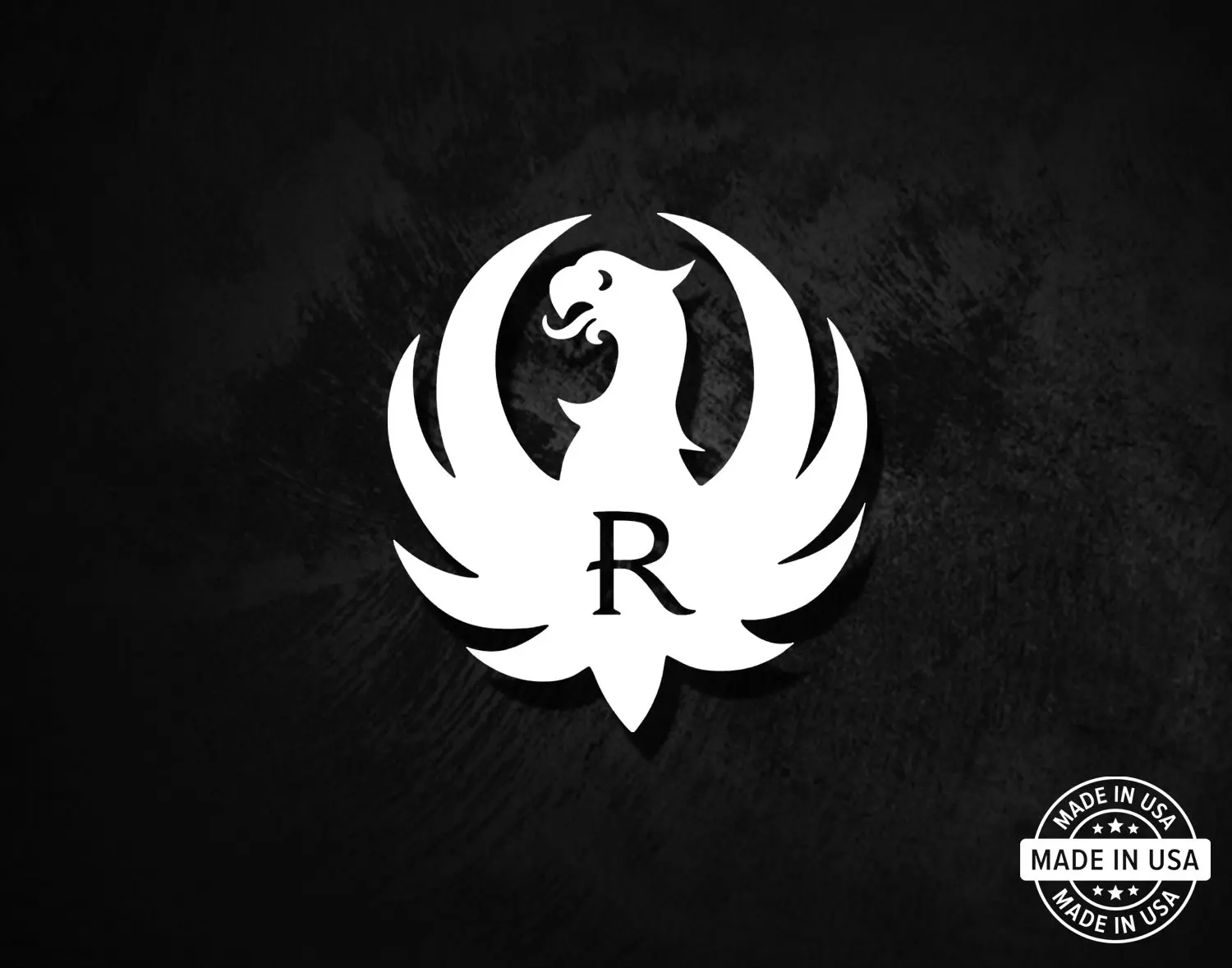 Ruger Decal, Vinyl Die Cut Sticker, Made in USA