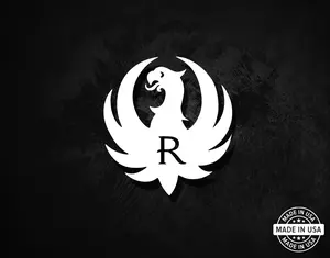 Ruger Decal, Vinyl Die Cut Sticker, Made in USA