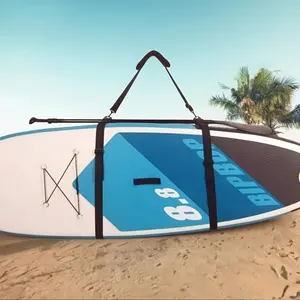 Surfing board strap, portable carrying strap, multifunctional water sports shoulder strap, adjustable—kayak/paddleboard accessory