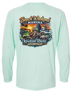 Beach Weekend Marina Octopus Performance SPF Fishing Shirt
