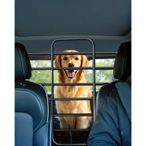 VEVOR Dog Car Barrier, 36.6 - 60 Adjustable Car Divider for Trunk Cargo Area, Universal - Fit Back Seat Heavy - Duty Wire Mesh Dogs Separator Guard Net, Vehicle Pet Barrier for Sedans, Trucks and SUVsVEVOR Super Brand Day