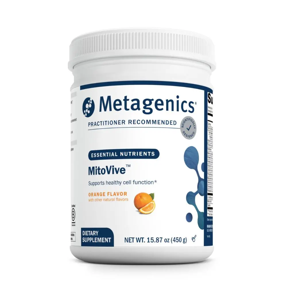 Metagenics MitoVive - Mitochondria & Energy Support Supplement - with Amino Acids, Magnesium, L-Carnitine & Taurine - Supports Cellular Energy, Muscle Recovery & Stress Response - 30 Servings