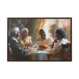 Generational Storytelling Wall Decor, Gallery Poster Wraps, African American Heritage Gift, Listen to The, Family Gathering Artwork Print, Room Decor, Unframed