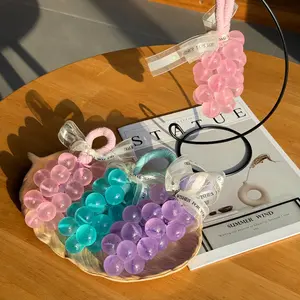 Crystal Grape Cold Process Soap 250g, Natural Skincare Handmade Grind Craft, Long-Lasting Scented Hand Wash Soap Gift for Friends, Scented Soap Bar