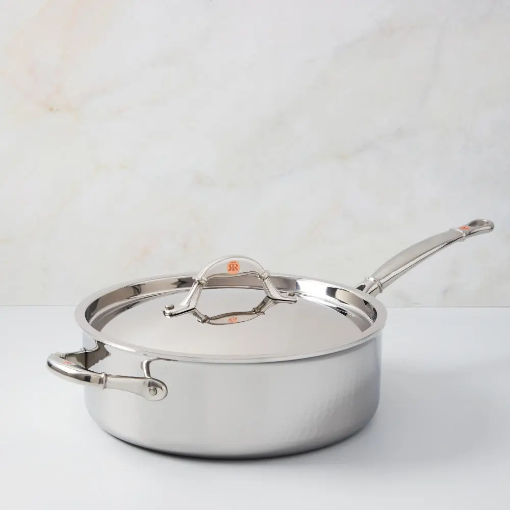 Ruffoni Symphonia Prima 5 Qt. Covered Saute Pan With Helper Handle
