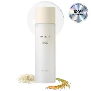 [OFFICIAL HAYEJIN PRODUCT] Hayejin RiceFila Oil Toner - Korean Moisturizing Toner with Rice Bran Extract & Olive Oil - Lightweight Hypoallergenic Hydrating Calming Moisturizer 5.28 oz