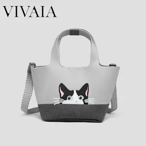 VIVAIA The Mini Tote, Mashine Washable, Tote Bags, Suitable for Summer Vacations, Beach, Shopping, Commute (Anita)