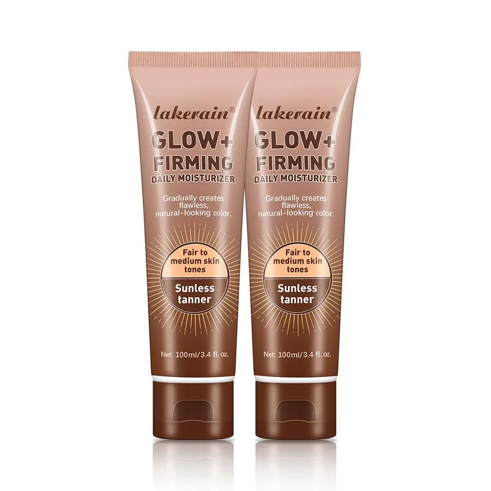 Natural Glow Lotion, Best Tanning Lotion, Tanning Essentials, 2 Counts/set Moisturizing Self Tanner, Flawless Smooth Tanning, Daily Moisturizer, Skin Care Product for Women & Men