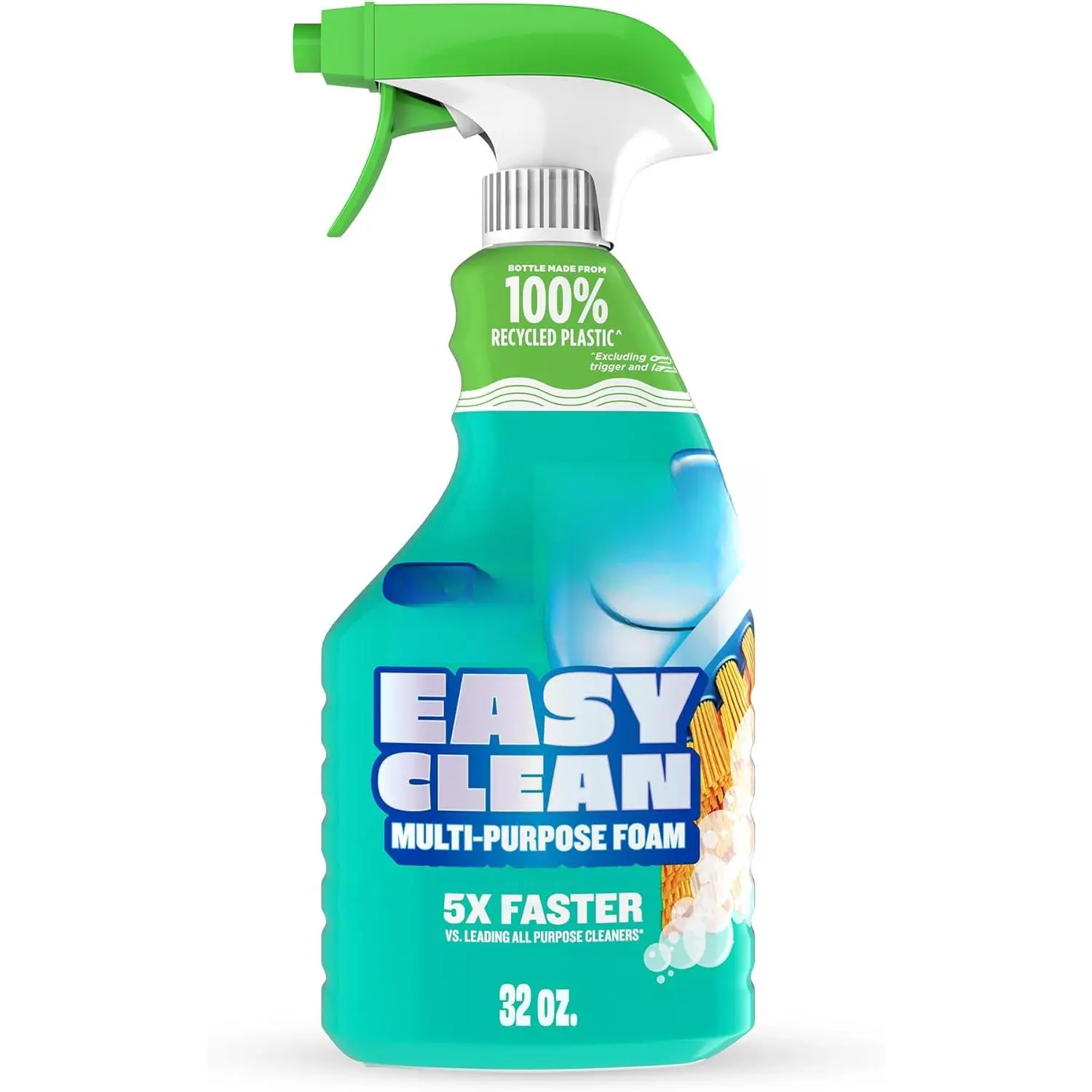Bubbles Household All Purpose Foam Cleaner, Bathroom-Focused with Foam Sprayer Trigger, 32 fl oz (32oz, Pack of 1)