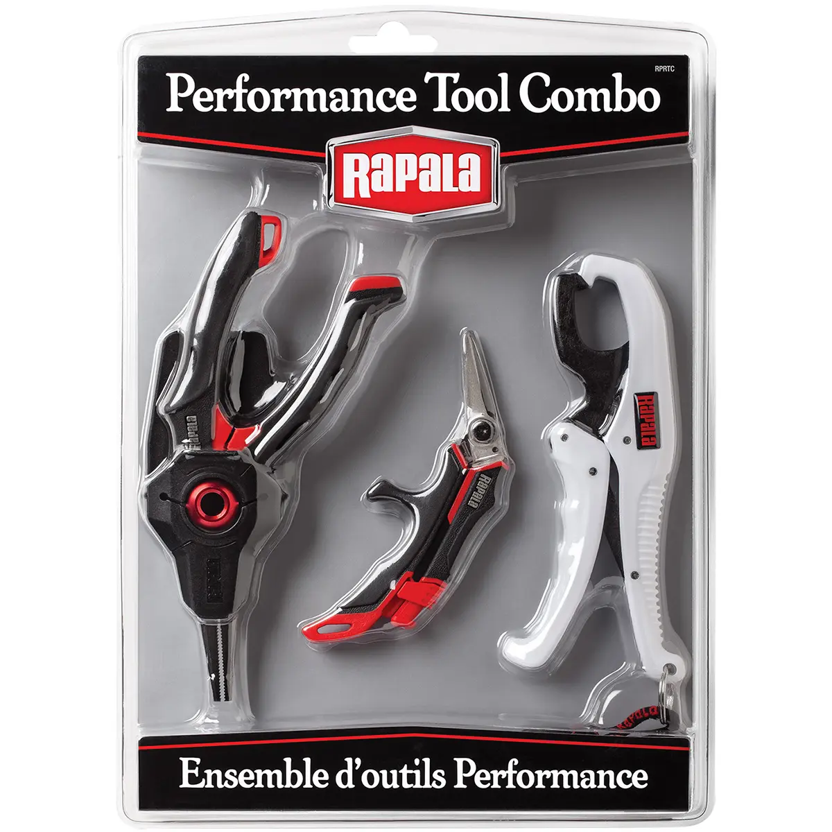 Rapala Performance Fishing Toolkit Combo Pack - Pliers, Scissors, Gripper, Tool Kit Set, Precision Line Scissors, 6" Mag Spring Pliers, No Metal Spring To Rust, Fishing Enthusiasts, Floating Fish Gripper, Stainless Steel