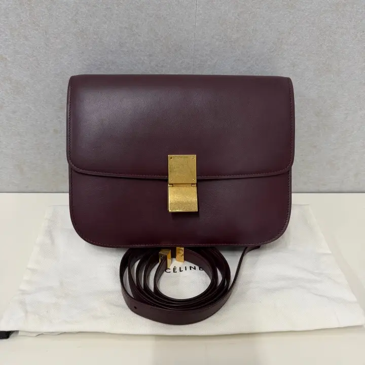 Pre-owned Celine Leather Crossbody Bags Classic Box Bag 21336694