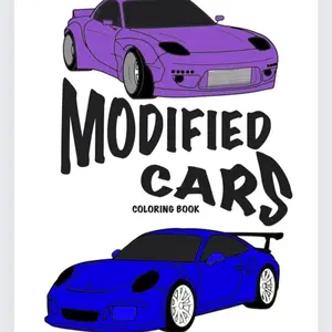 Modified Cars Coloring Book Modified Cars Coloring Book