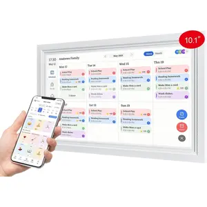 Digital Calendar 10.1-Inch  Calendar Wall  Screen, ECalendar Planner with Digital Photo Frame for Family Organizer,Auto-Sync with Family Schedule, Chore & Meal Planner, Wall/Desk Mount
