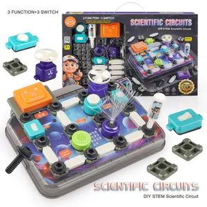 Basic Science Circuit Learning Experiment Kit - Portable Sensory Desktop Stress Relief Toy for Kids