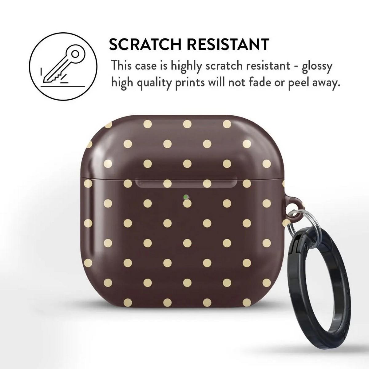 Sorry Busy Airpods Case Brown Polka Dots Airpod Case AirPods Pro 3 Pro 2 Pro 1 Airpods 1 2 3 4 Case