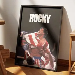 Rocky Poster, Vintage Poster, Retro Movie Poster, Printable Art, Gift for Him, Action Movie, Sylvester Stallone, Rocky Balboa, Boxing Poster