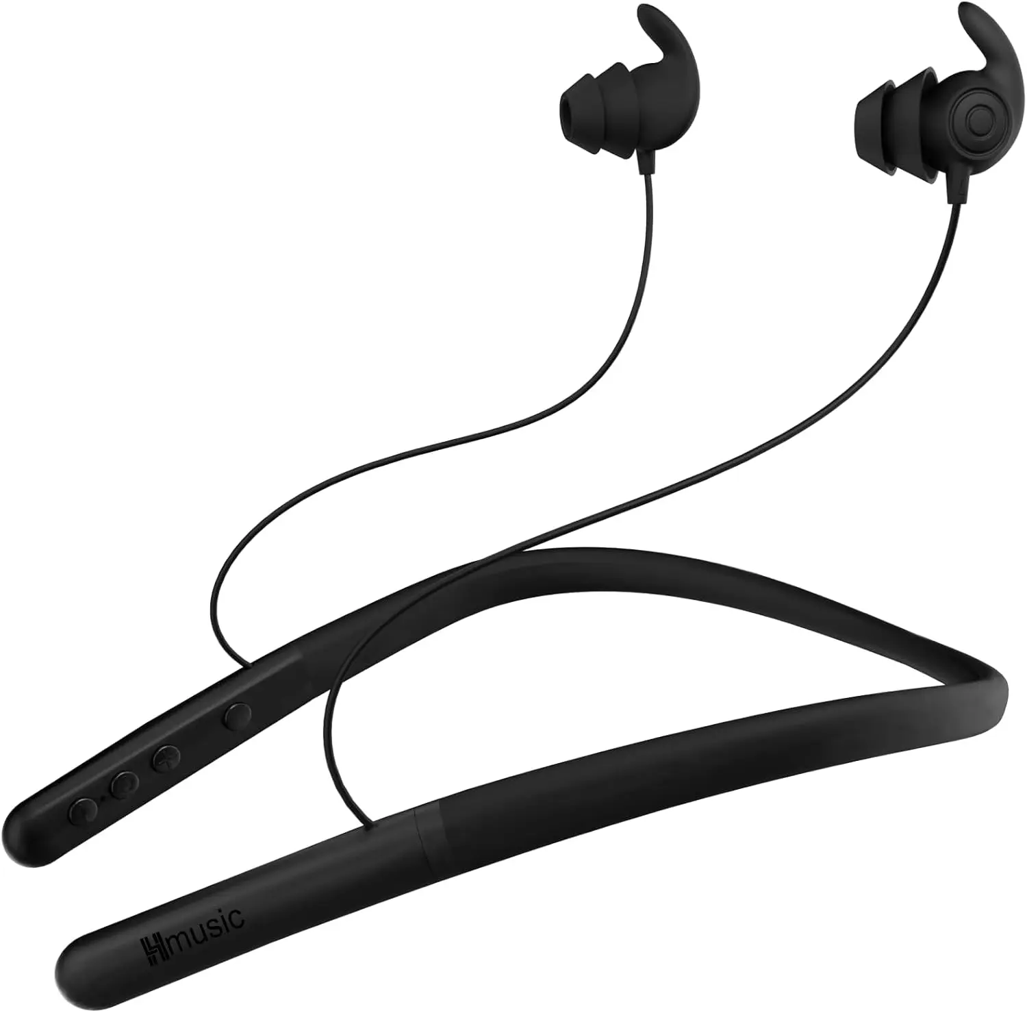 Hmusic HS88 Premium Bluetooth Wireless Earbuds - Gummy Snail Tech-Integrated In-Ear Headset with Ultra-Soft Flexible Silicone Neckband, cool mom gadgets tiktokshopcreatorpicks , Stable Smartphone Audio Connection, Timer Headphones earbuds earbuds wireless