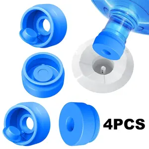 Reusable Silicone Water Jug Cap, Fits 55mm Bottles, Non-Spill Lid for Anti-Splash Protection, Ideal for 3 & 5 Gallon Jugs, Drinkware Lid