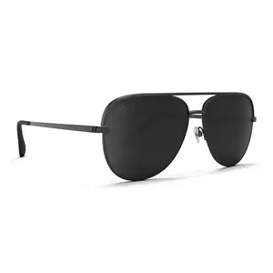 Blenders Canyon Black Orb Sunglasses – Polarized Smoke Lenses, Matte Black Frame, 100% UV Protection, Medium-Large Fit
