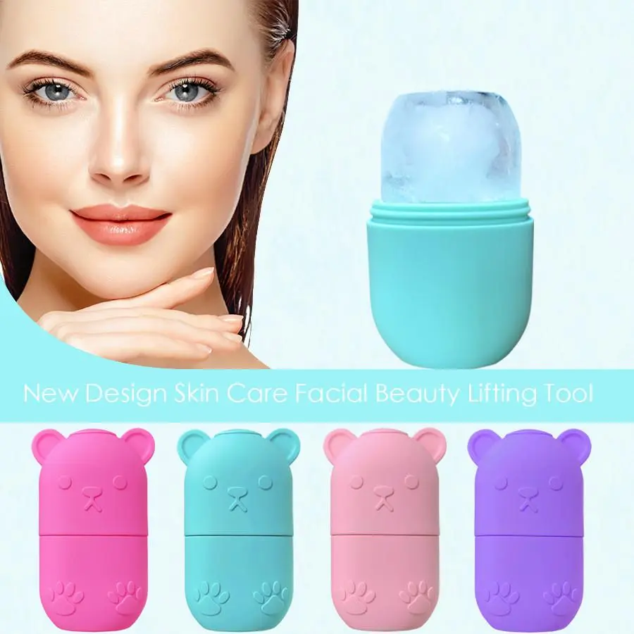 Reusable Silicone Ice Face Roller for Facial Massage & Skin Cares