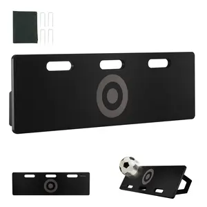 VEVOR Soccer Rebounder Board, 40"X12" Portable Soccer Wall with 2 Angles Rebound, Foldable HDPE Kickback Rebound Board, Soccer Training Equipment for Kids and Adults, Passing & Shooting Practice