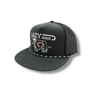 Lazy J Hat - Black Alpine Rope Hat