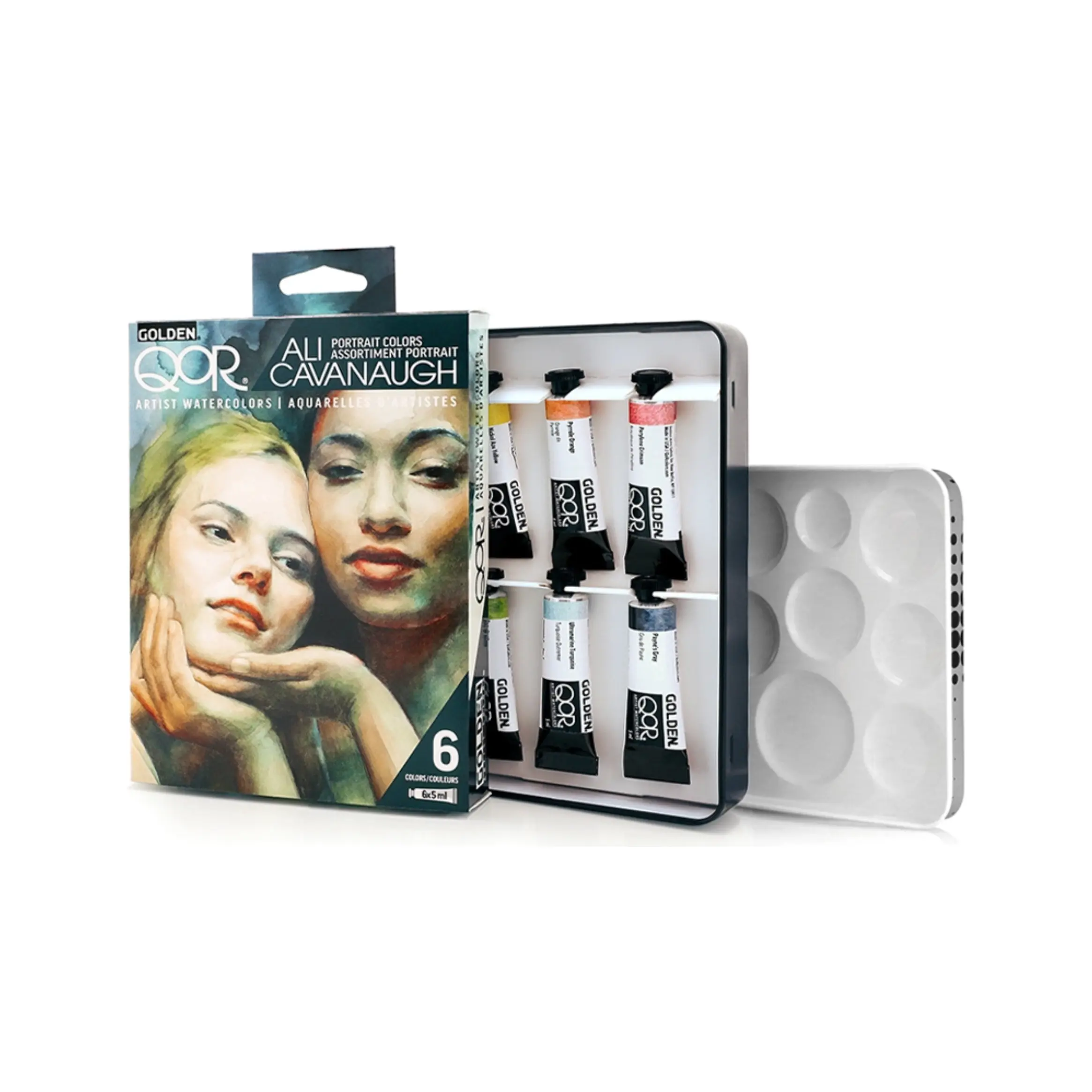 QoR Ali Cavanaugh 6 x 5ml Watercolor Tube Set