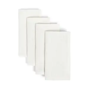 over&back Washe d 100% Linen Cl oth Napkins, Se t of 4