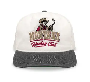 Montana Hockey Club Snapback: Cream