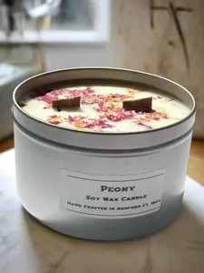 16 oz Herbal & Floral Dual Wood Wick Candle, 100% Soy Wax Candle