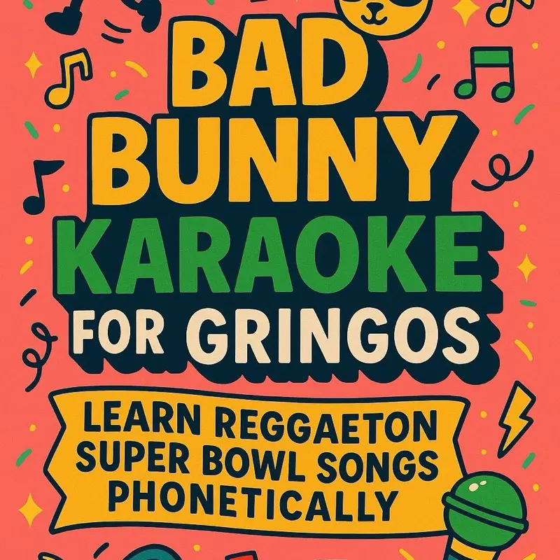 Bad Bunny Karaoke for Gringos Phonetic Spanish Lyrics Learn Reggaeton Super Bowl Songs Phonetically