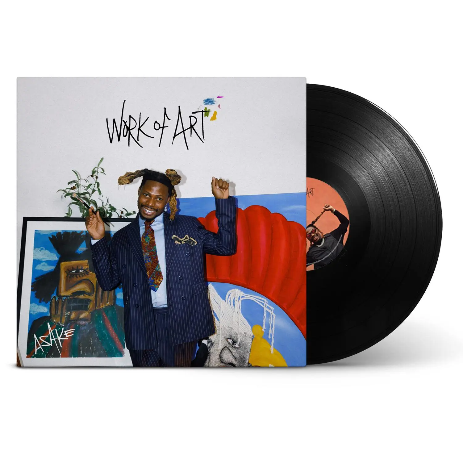 Asake - Work of Art Sophomore Album Vinyl Record LP, Explicit Reissue, 2026 Release, Full Tracklist, International English Sound, Vinyl Records