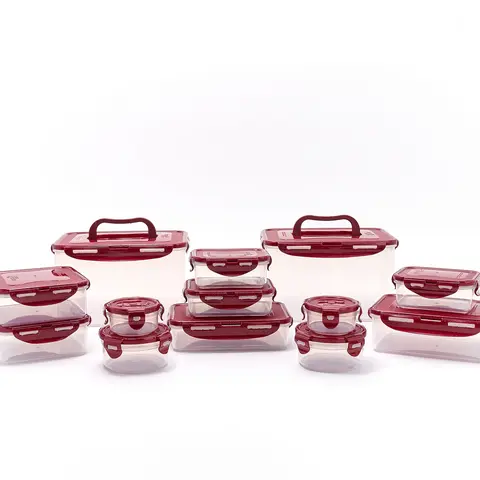 LocknLock 13-Pc Nostalgic Nestable Multi-Shape Set