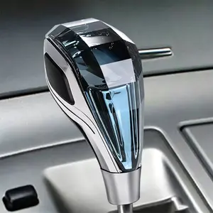 New Crystal LED Gear Shift Knob Universal Multicolor Light Modified Shifter Handle Auto Interior Accessories for Automatic Transmission Car Lever Handball