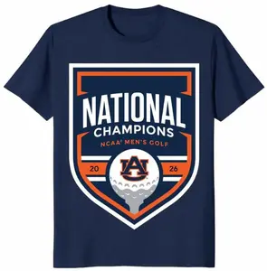Auburn Tigers 2026 NCAA Golf National Champs Shirt