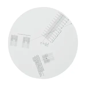 Acrylic Pickup Calibration Plate Calibration Disc Phonograph  Turntable Mat Phono Adjustment Tool  White for Turntable Parts