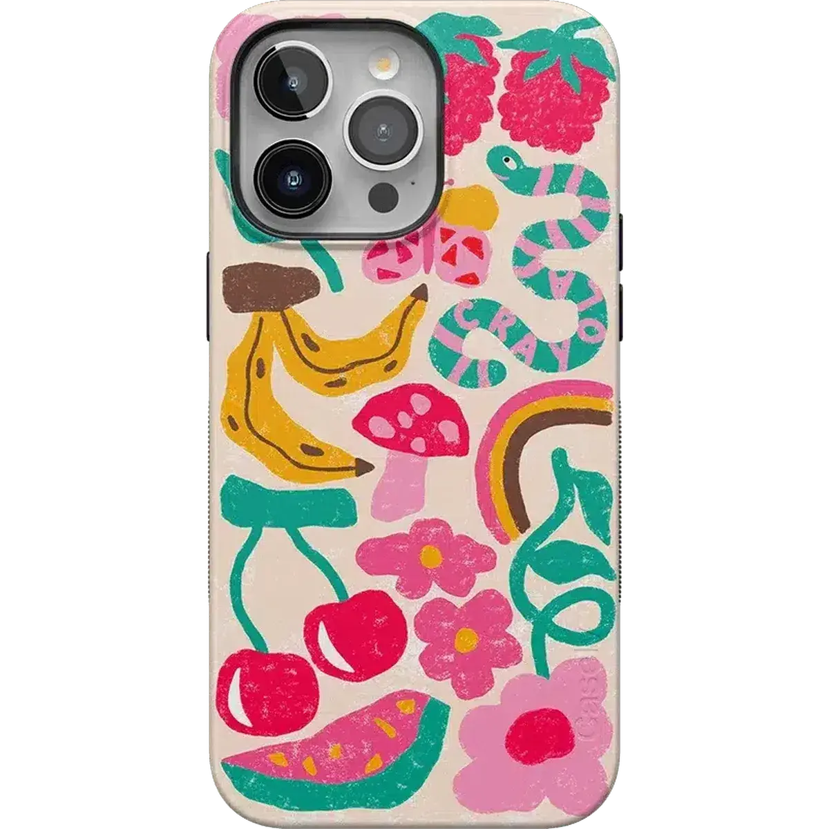 Casely iPhone 15 Pro Max Case | Doodle Bug | Crayola Crayon | Bold Protective Design | Compatible with MagSafe