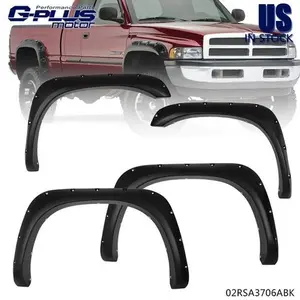 Fit For 02-08 Ram1500 03-09 Ram2500 3500 4Pcs Pocket Rivet Style Fender Flares