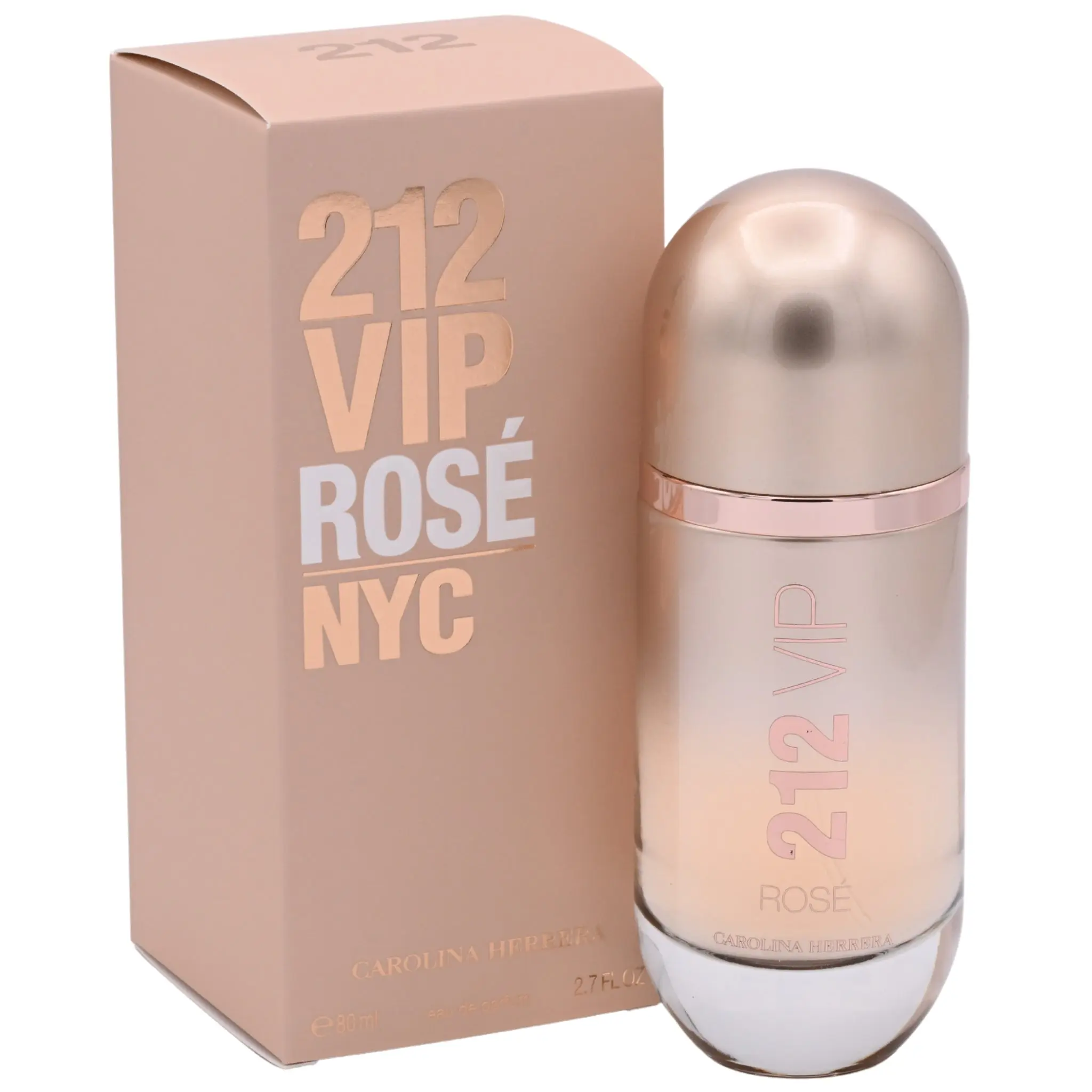 Carolina Herrera 212 VIP Rose EDP Women's Fragrance, 2.7 fl oz, Champagne Rose & Amber Musk Scent, NYC-Inspired, Elegant & Bubblelicious, New in Box, Fragrance Women's Fragrance